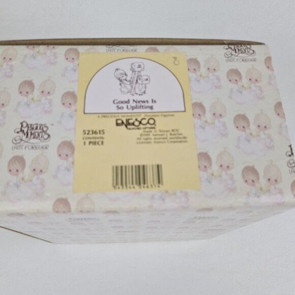 Precious Moments 523615 Good News Is So Uplifting Porcelain Figurine Vintage - Picture 7 of 7